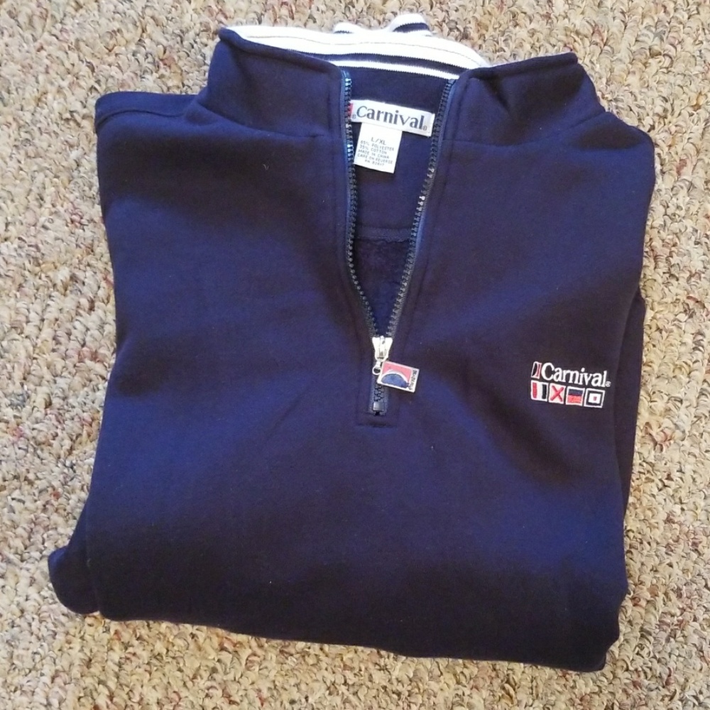 Mens quarter zip sweatshirt